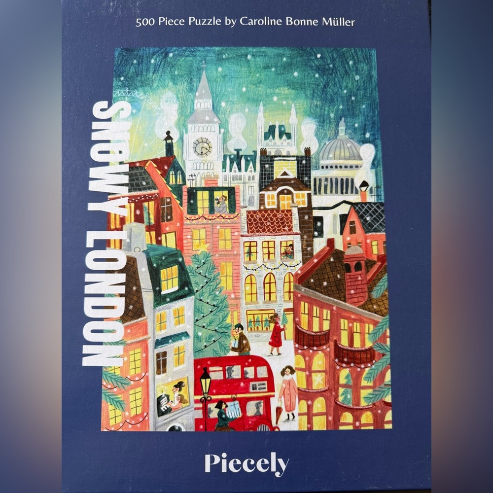Snowy London Piecely Puzzle 500 pieces